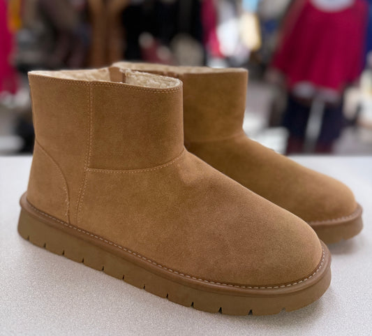 Microsuede Booties