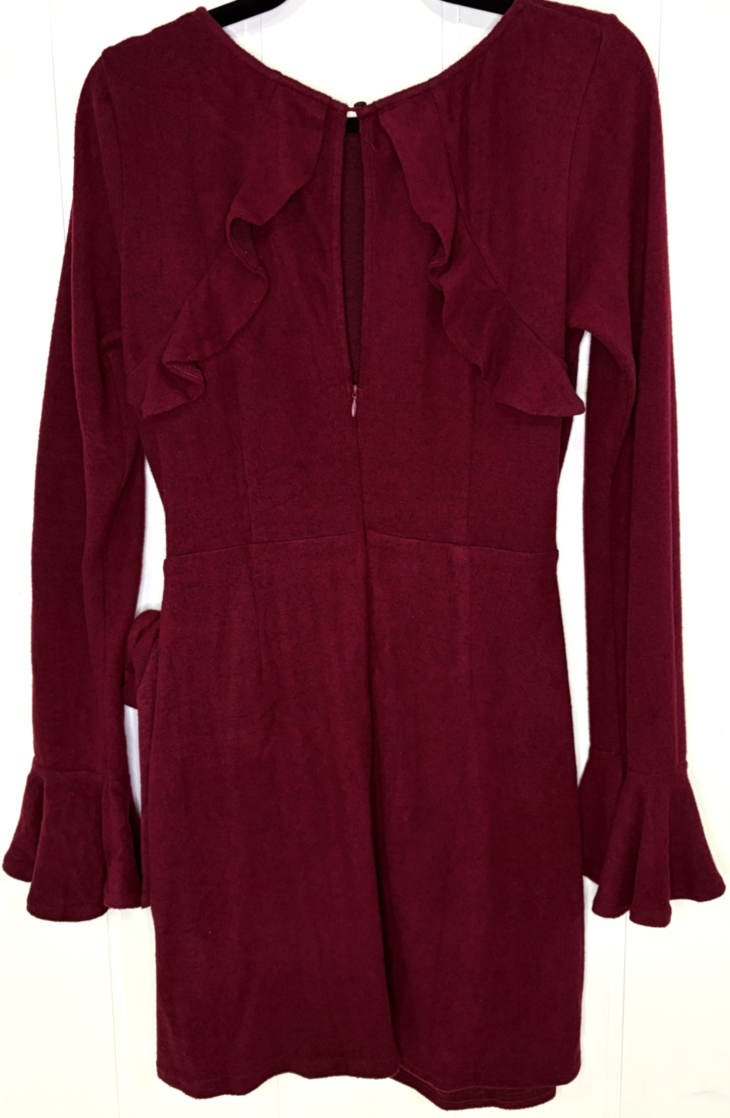 Lulus Wrap Sweater Dress