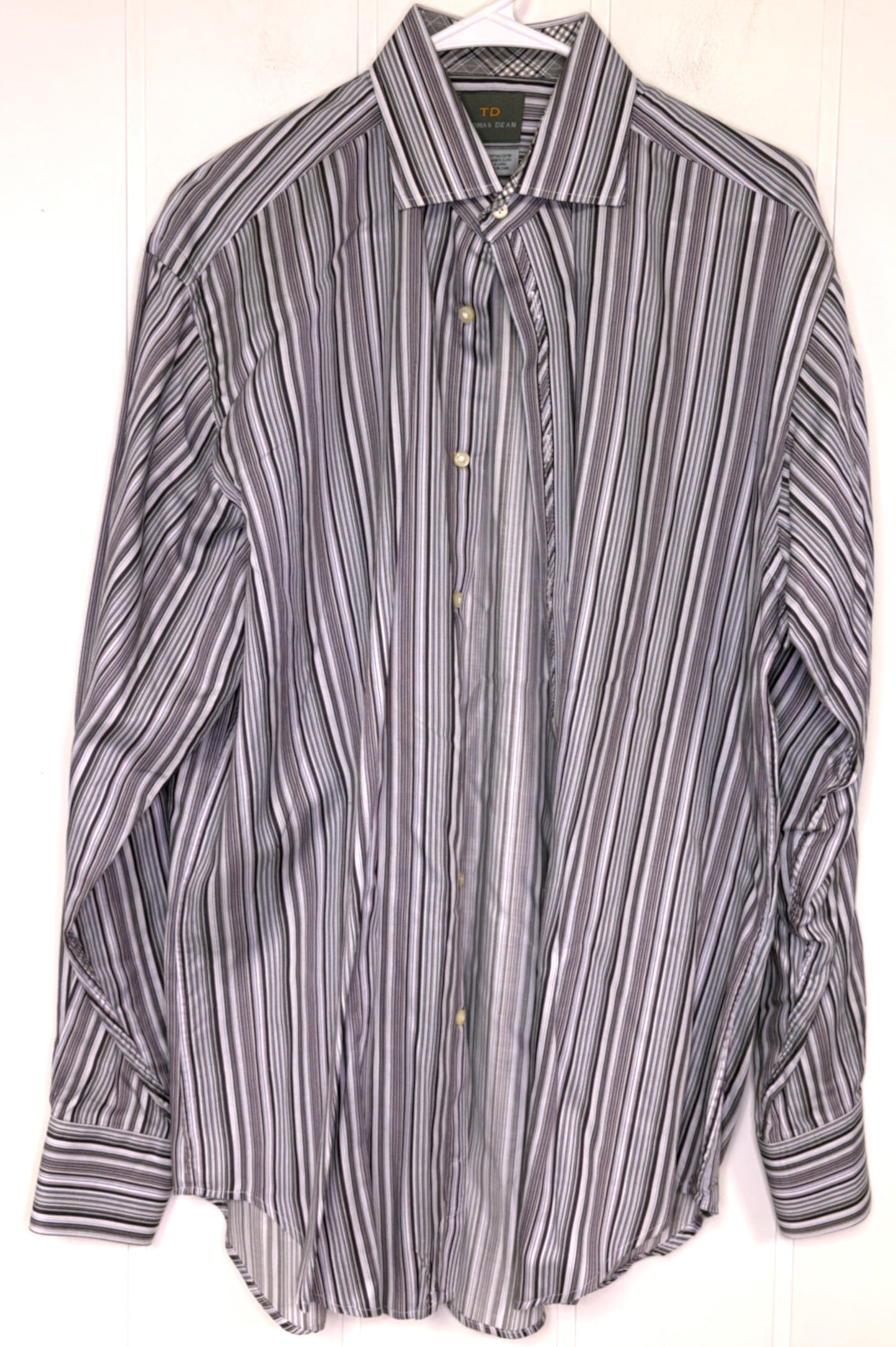 Thomas Dean Stripe Button Downs