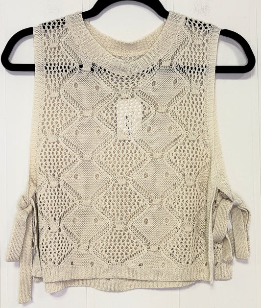 Tank/shorts 2pc Crochet Outfit