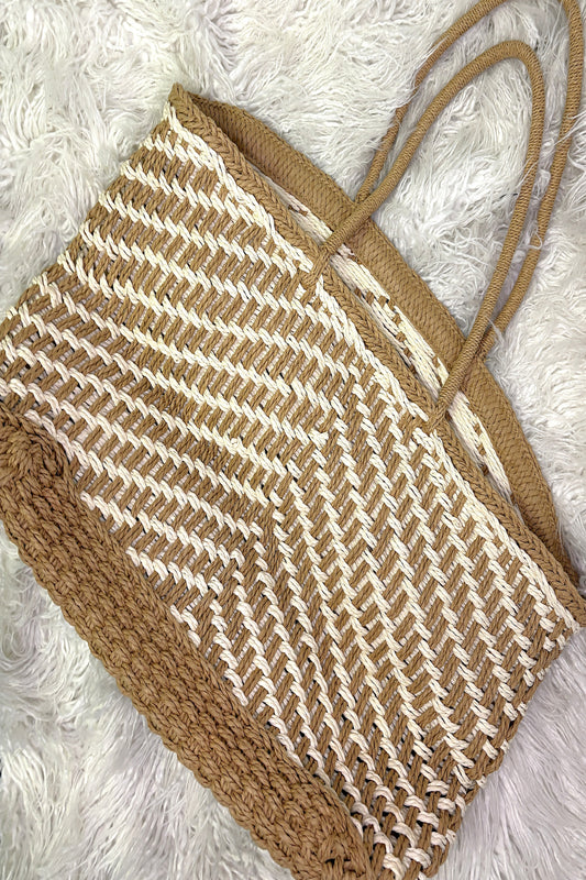Large Wicker Beach Bag
