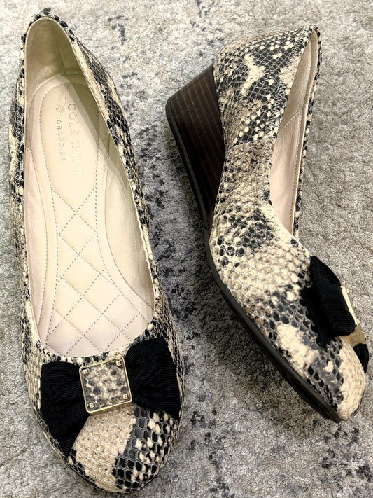 Cole Haan Snake Bow Wedges