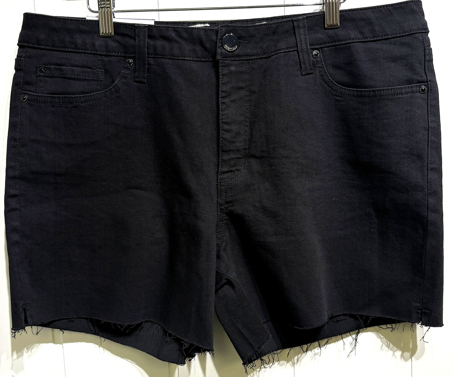 Seven7 Fringe Denim Shorts