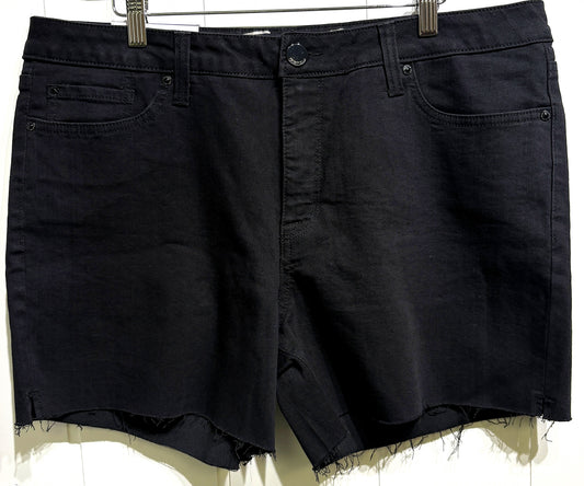 Seven7 Fringe Denim Shorts