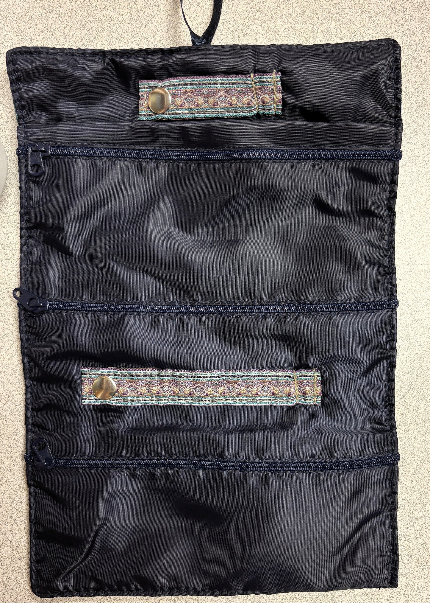 Tri-Fold Makeup Pouch