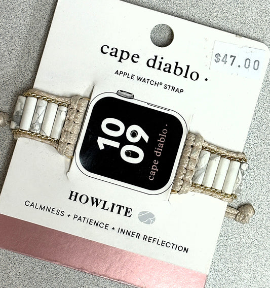 Cape Diablo HOWLITE Marble Watch Strap
