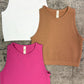 By Together Waffle Knit Crop Tank Top