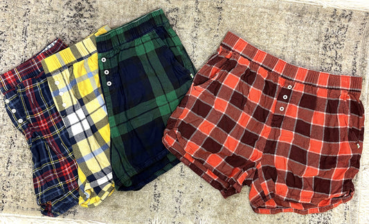 Aerie Flannel PJ Shorts