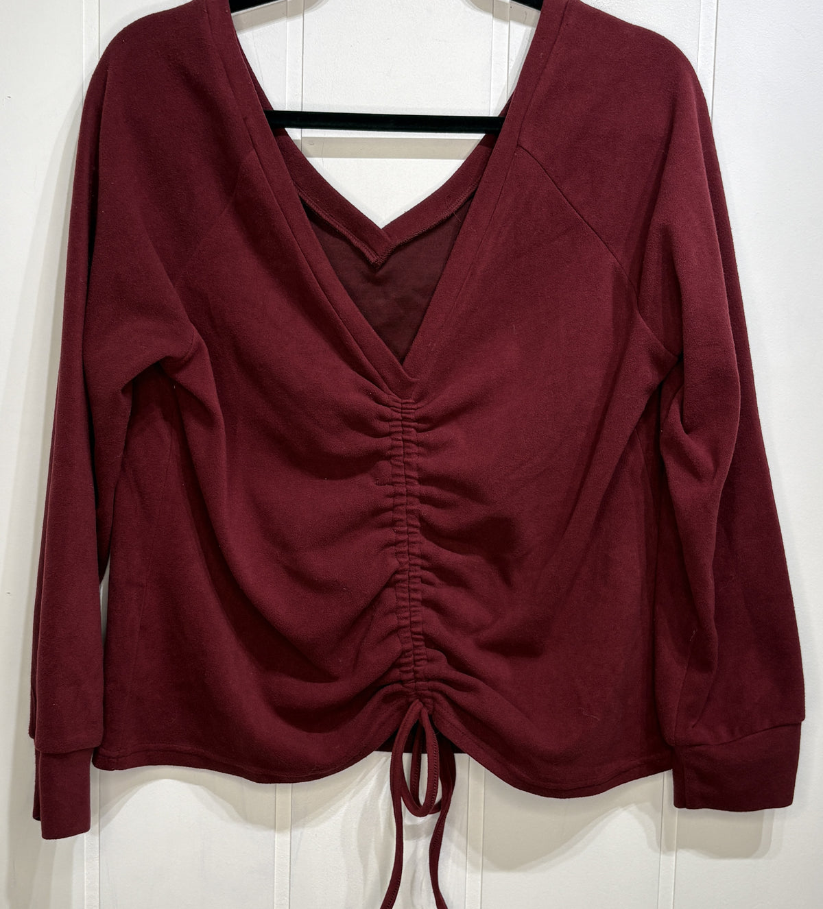 Anna-Kaci Sweater w/Ruched Tie