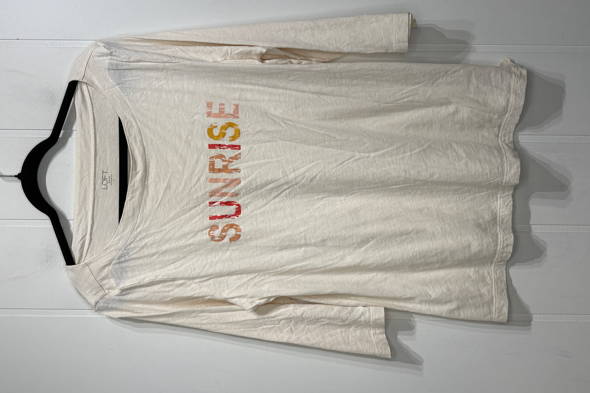 Loft Sunrise 3/4 Sleeve Top