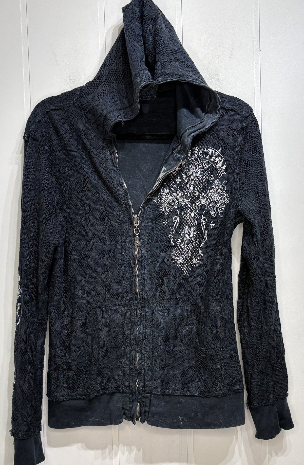 Affliction Reversible Graphic Zip Hoodie
