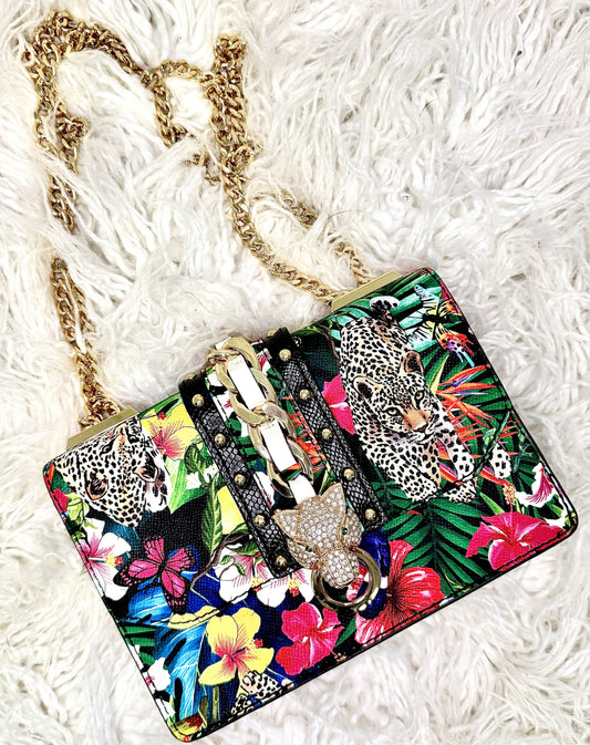 Aldo Jungle Print Crossbody Bag