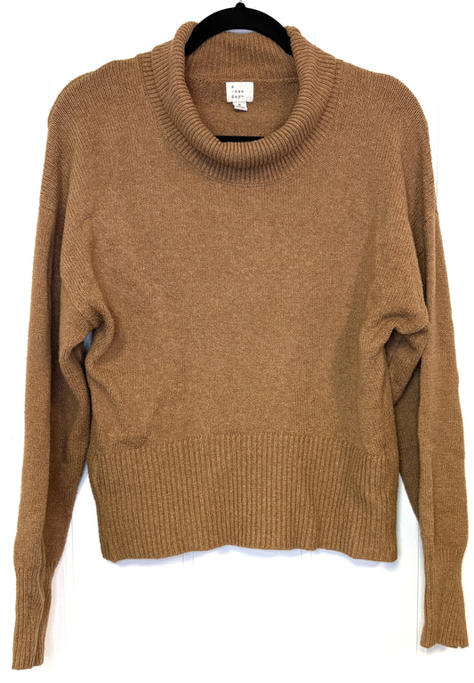 Balloon Sleeve Cowlneck Sweater