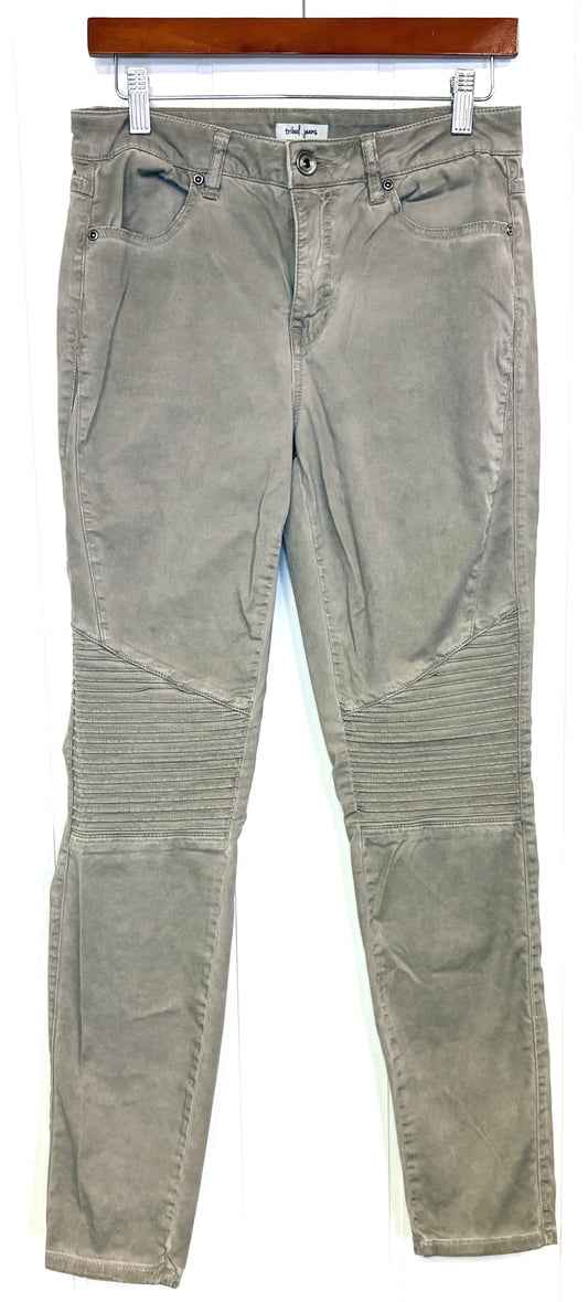 Stitched Knee Tribal Jeans
