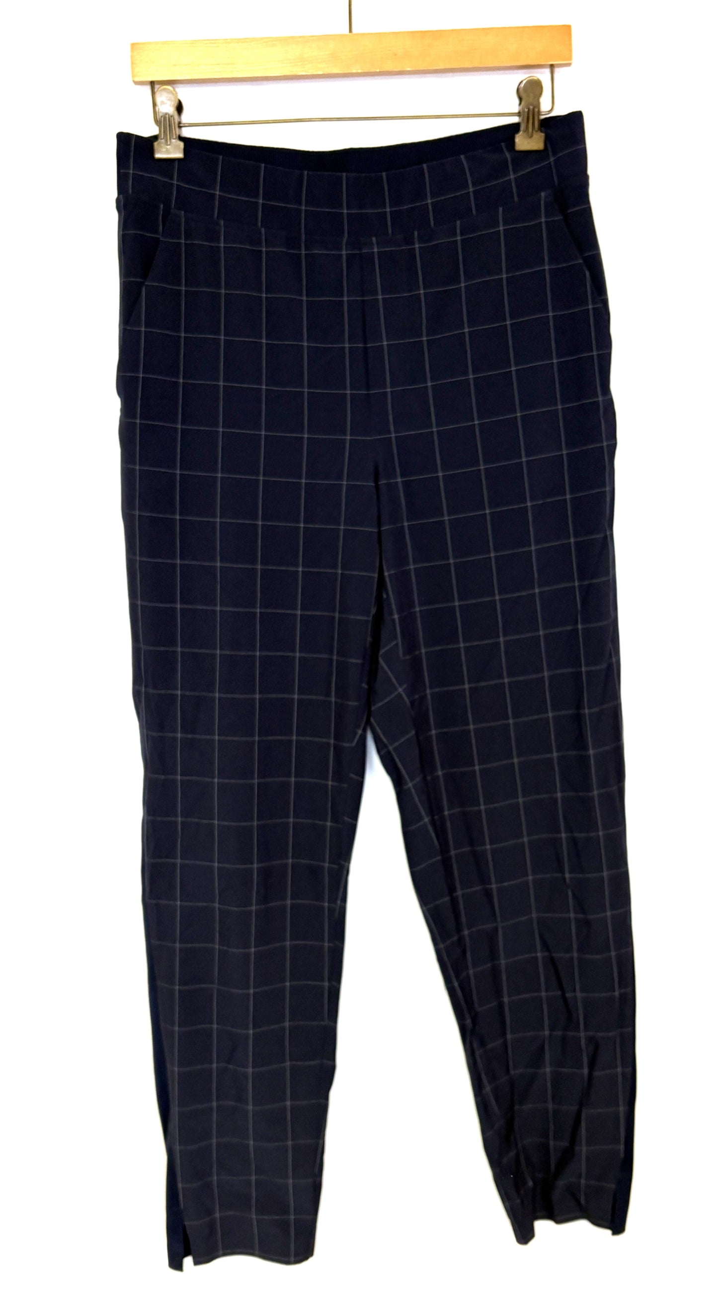 Windowpane Plaid Athletic Pants