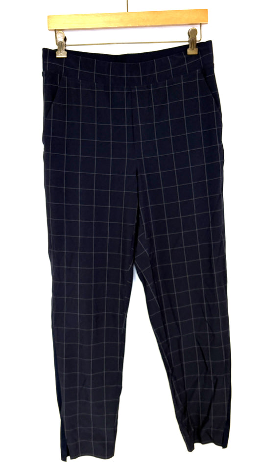 Windowpane Plaid Athletic Pants