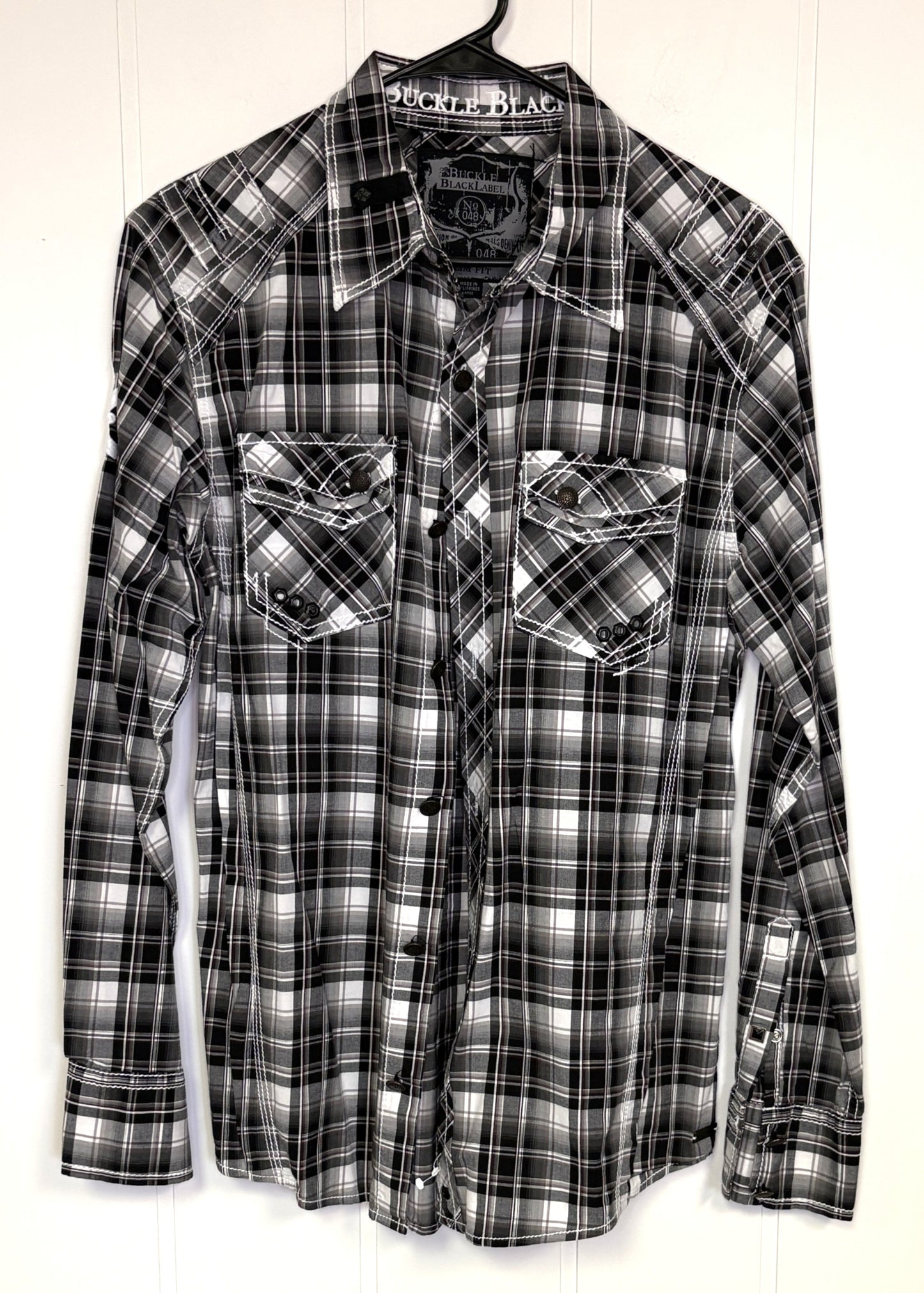BKE Plaid LS Button Down