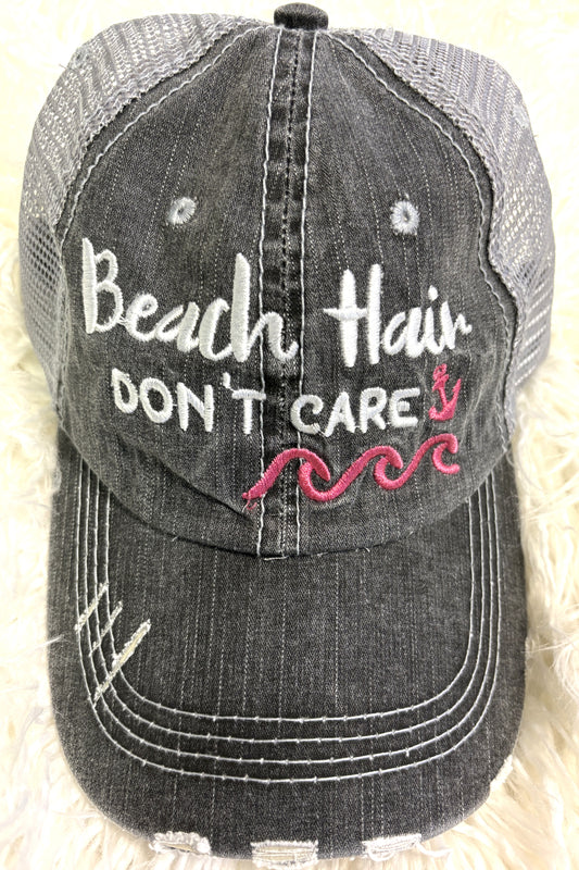 'Beach Hair Don't Care' Hat