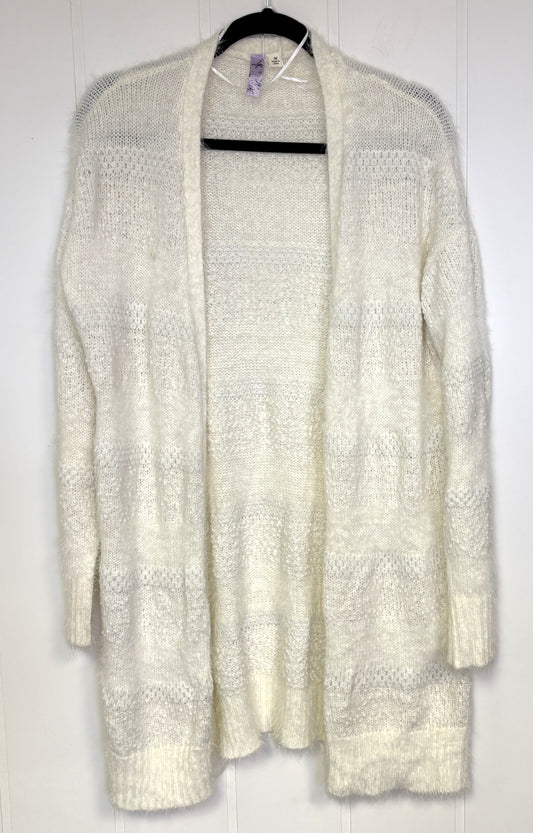 Textured Long cardigan Sweater
