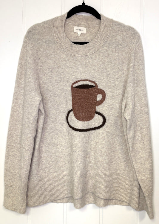 Oversized Wool 'Coffee' Sweater