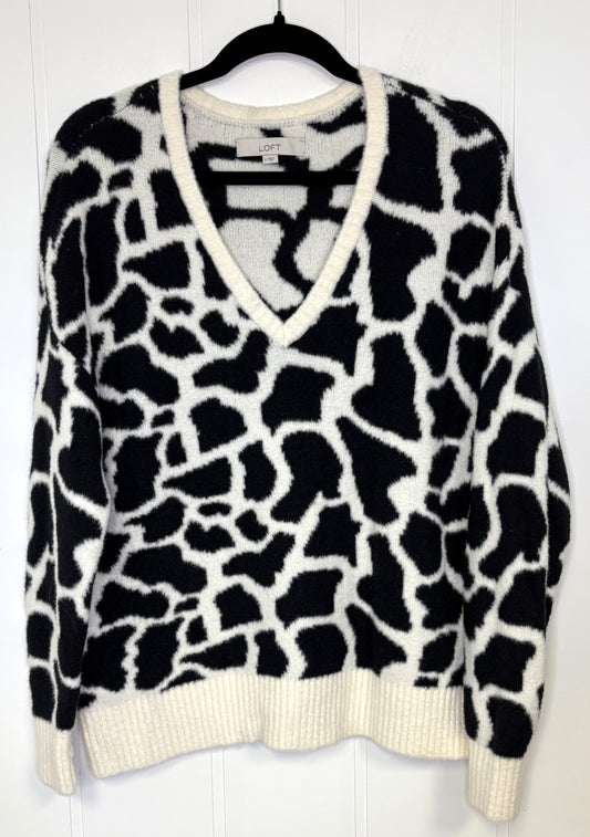 Giraffe Print Sweater
