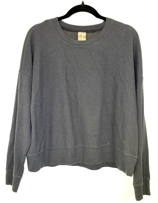 Ribbed LS Crewneck Sweater