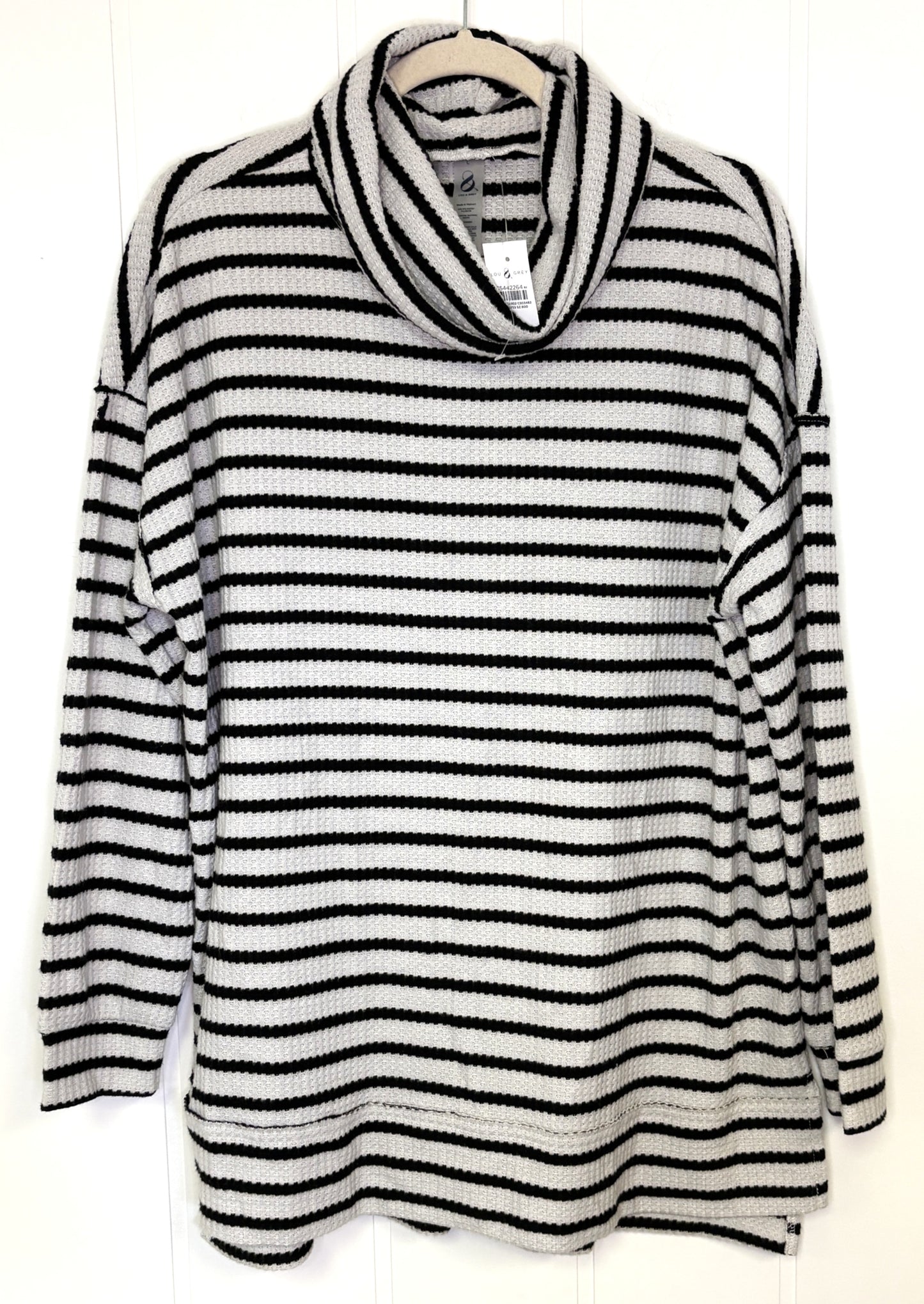 Stripe Waffle Stitch Sweater
