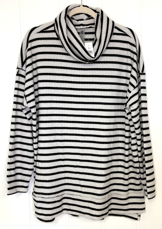 Stripe Waffle Stitch Sweater
