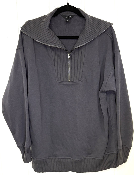 Half Zip Fleece Lined Sweater