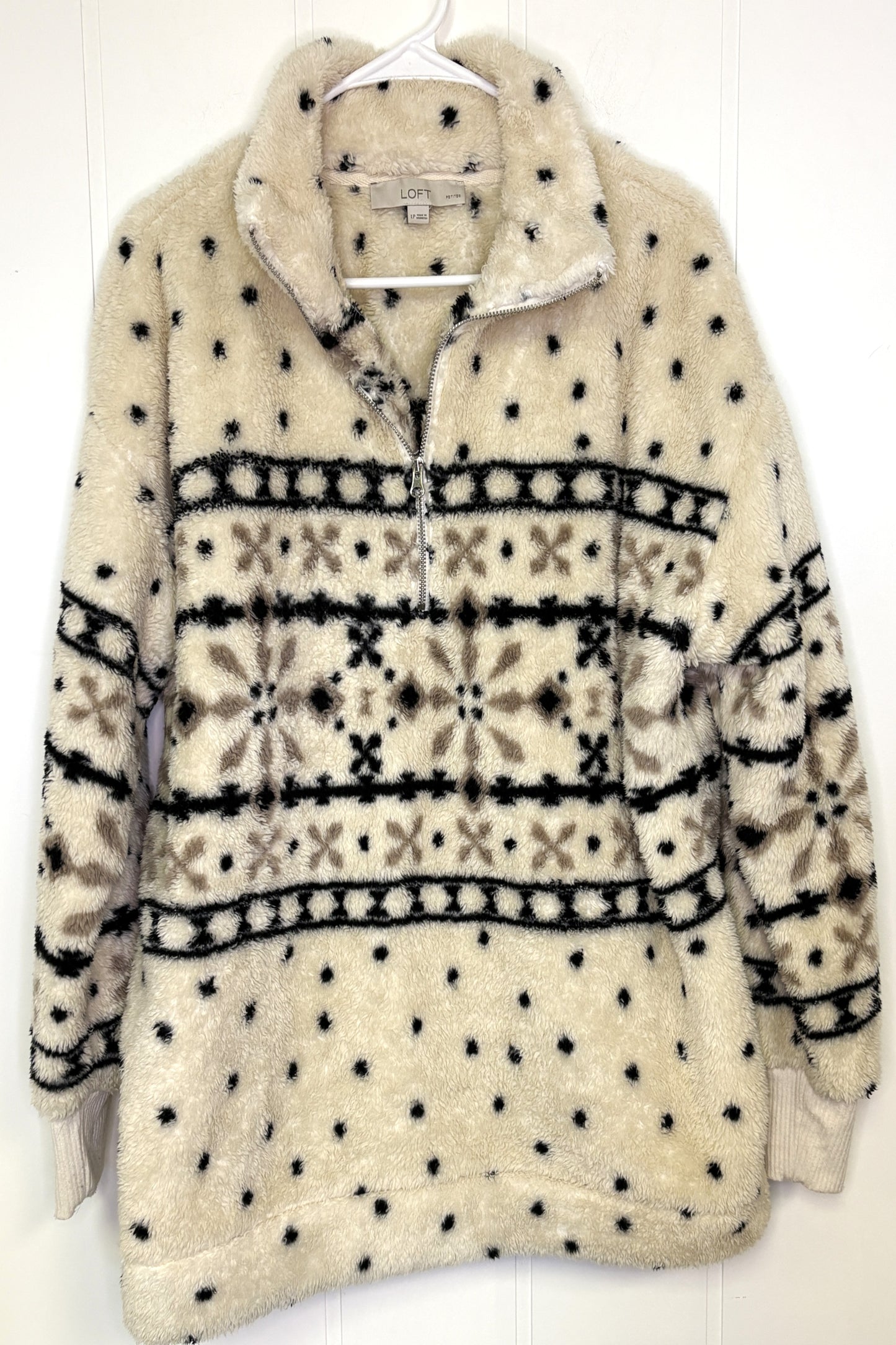 Half Zip Sherpa Sweater