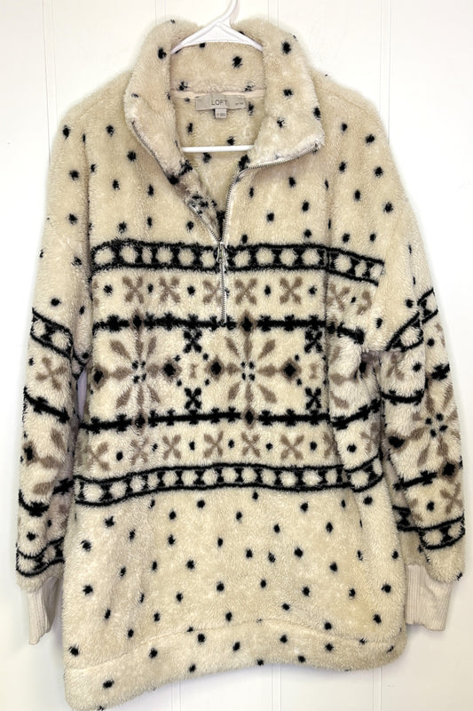 Half Zip Sherpa Sweater