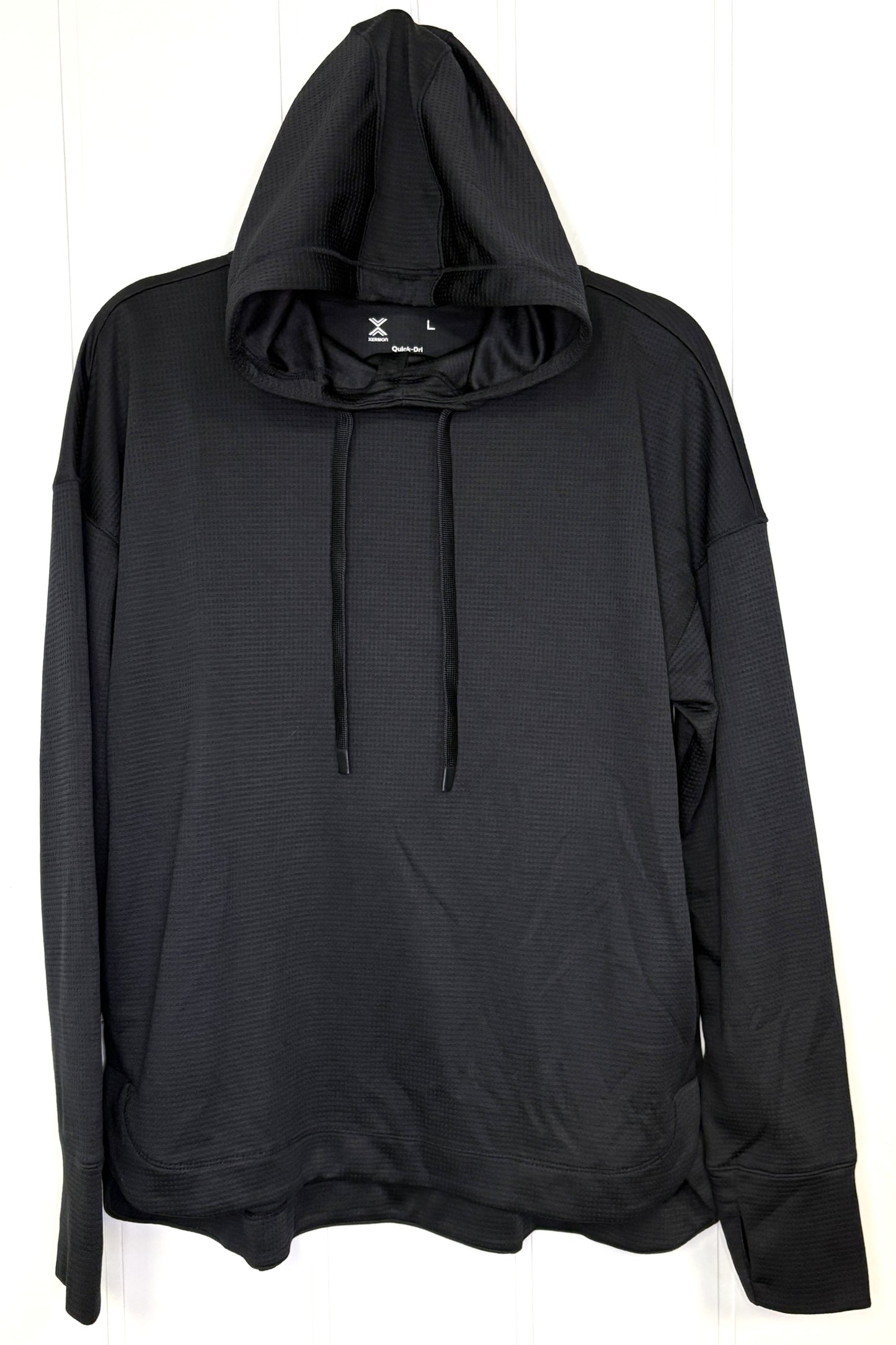 Quick-Dri Waffle Print Hoodie