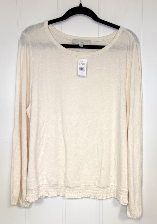 Textured Top w/Scrunch Hem