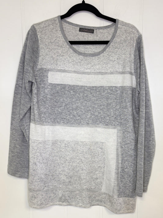 'Maze' Pattern Tunic Sweater