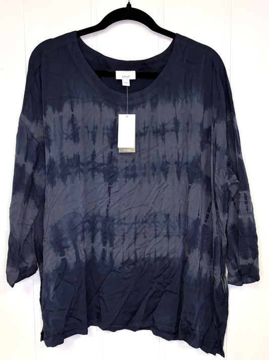 Silk Tie-Dye Tunic Top