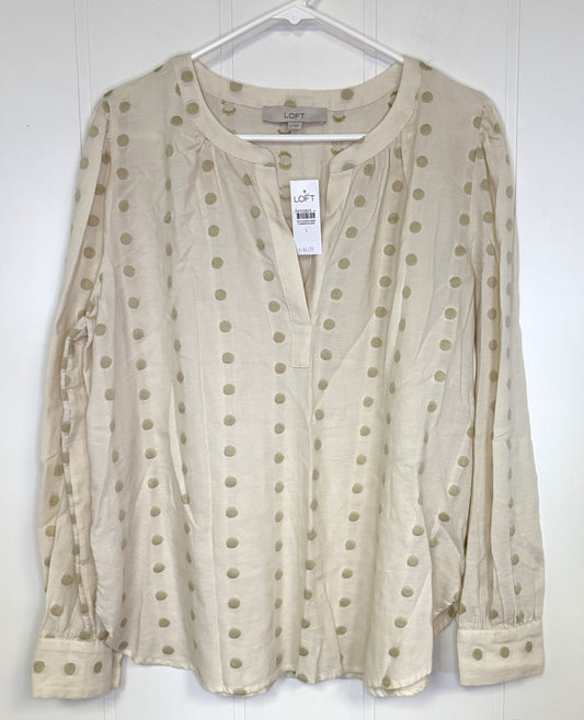 Stitched Polka Dot Top