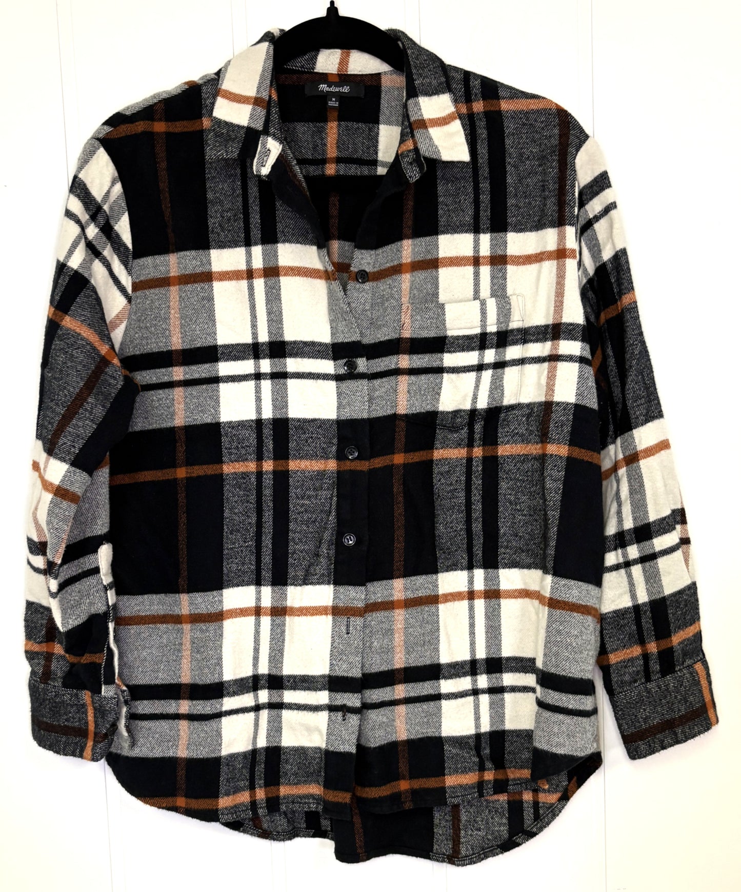 Soft Plaid Button Flannel