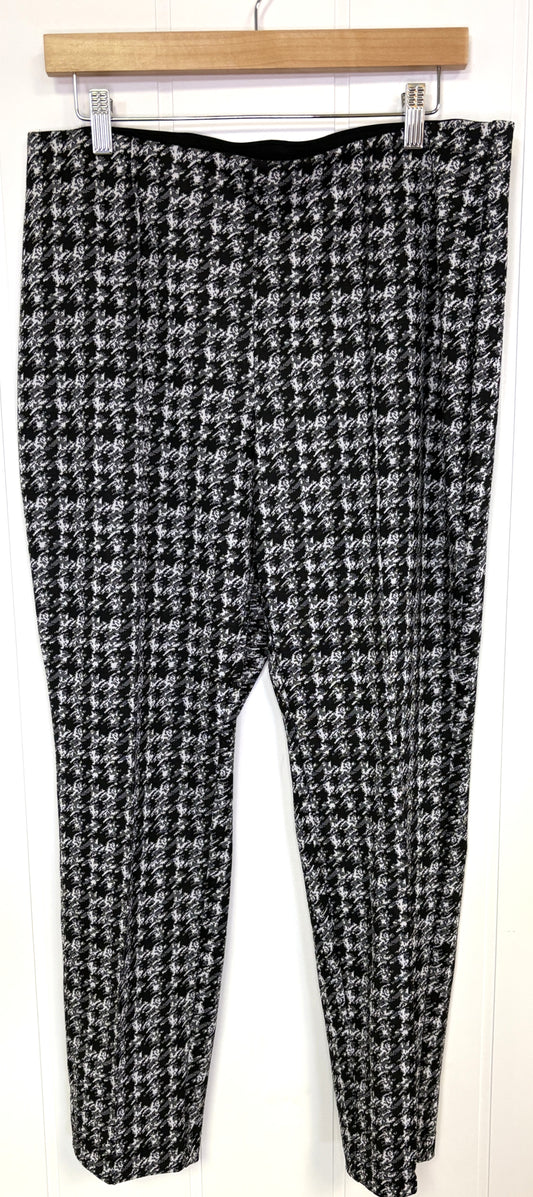 Houndstooth Print Pants