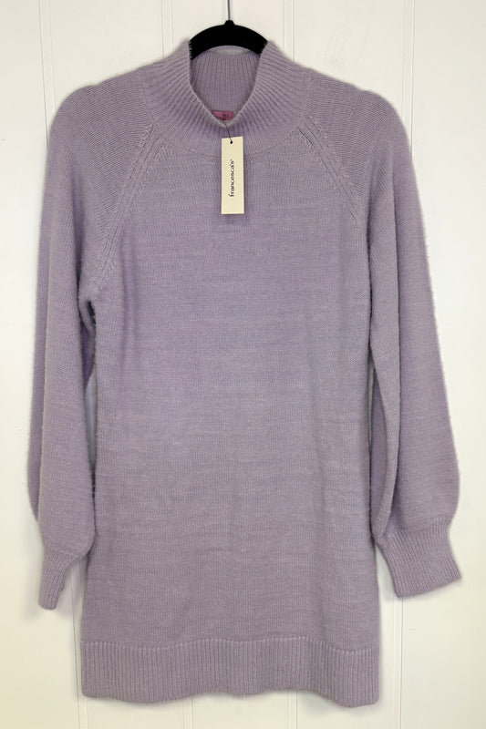 Cowl-Neck Tunic Sweater