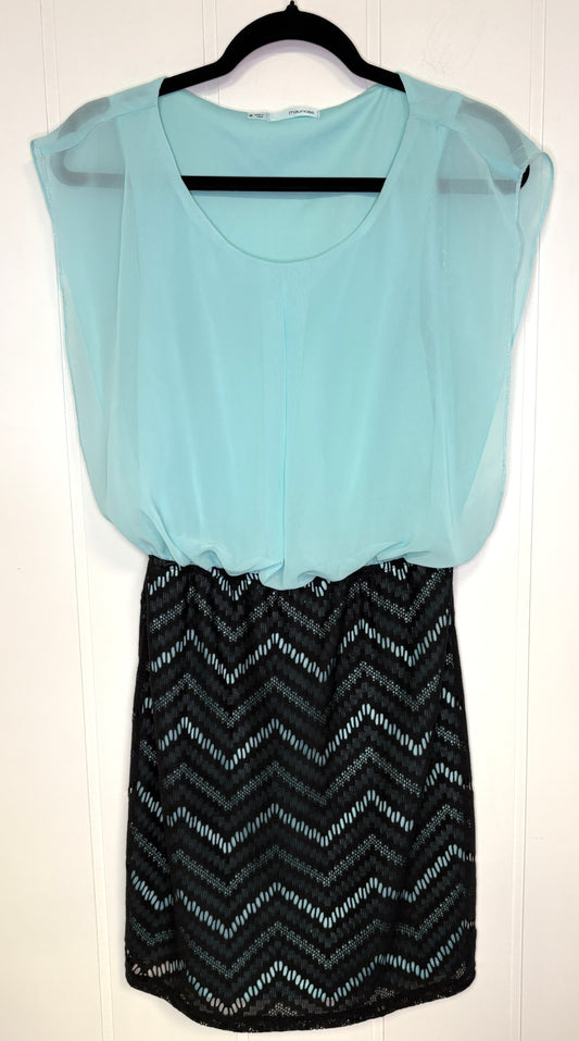 Sheer Dress w/Crochet Bottom