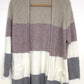 Color Block Striped Cardigan