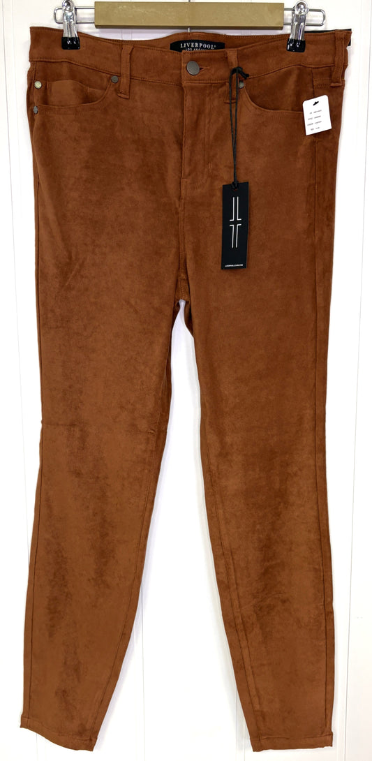 Suede Skinny Pants