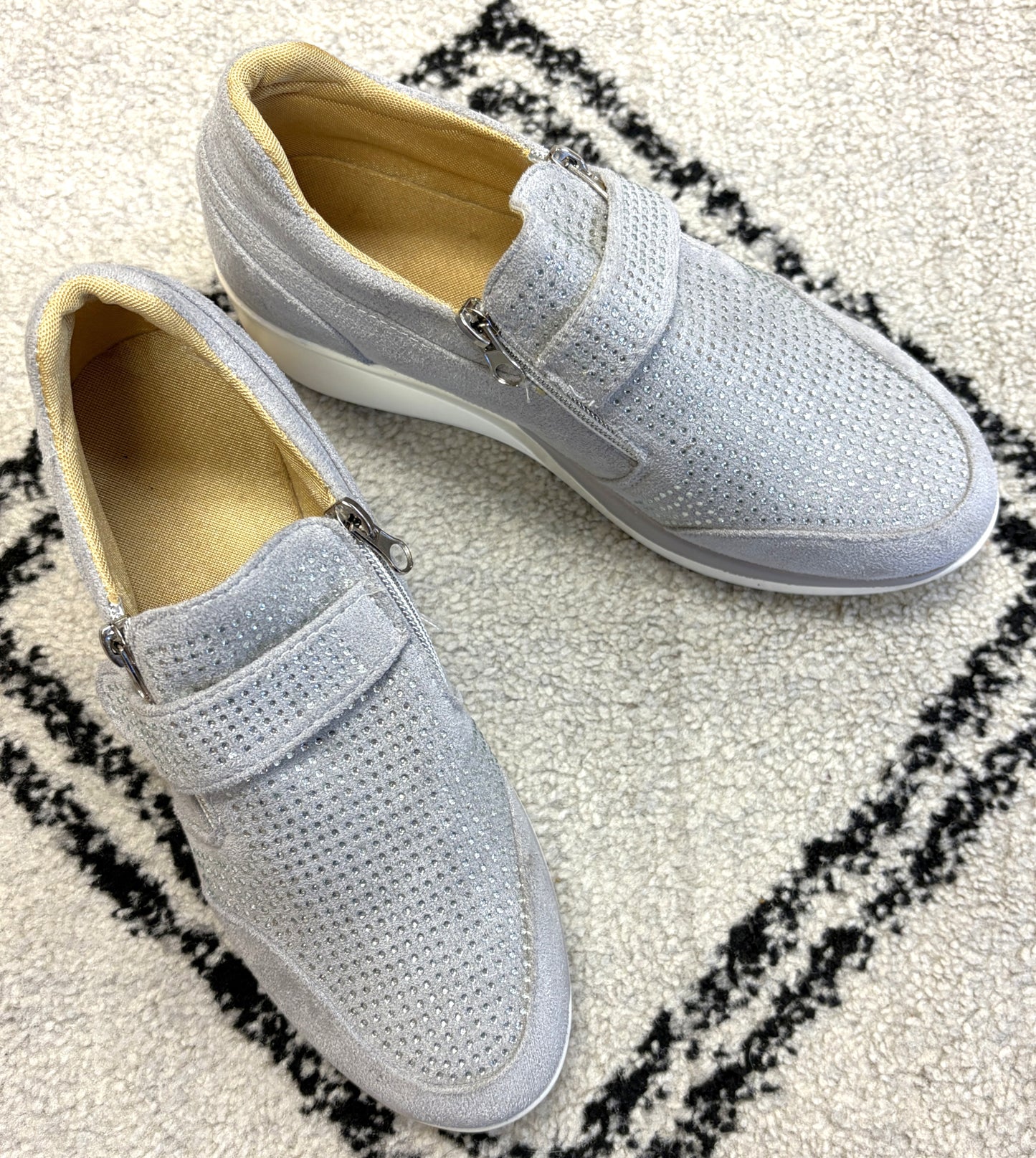 Slip On Sneaker w/Rhinestones