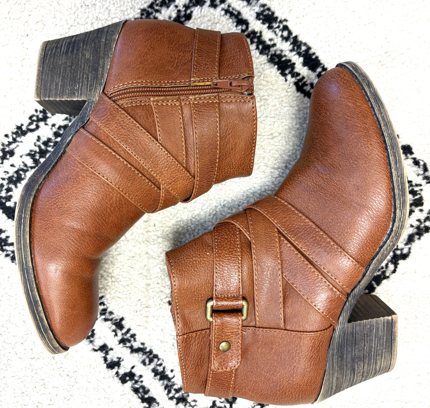 Side Zip Ankle Boots