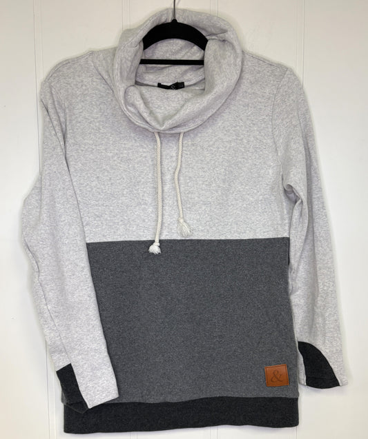 Color Block Cowlneck Sweater