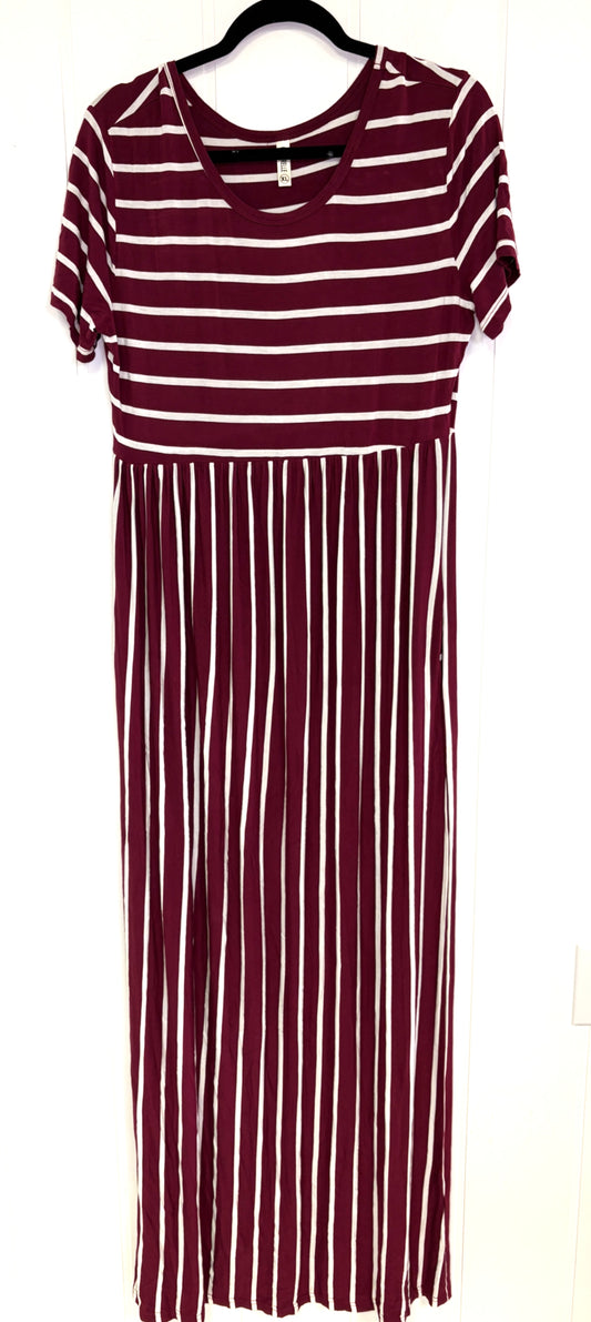 Stripe Maxi Dress