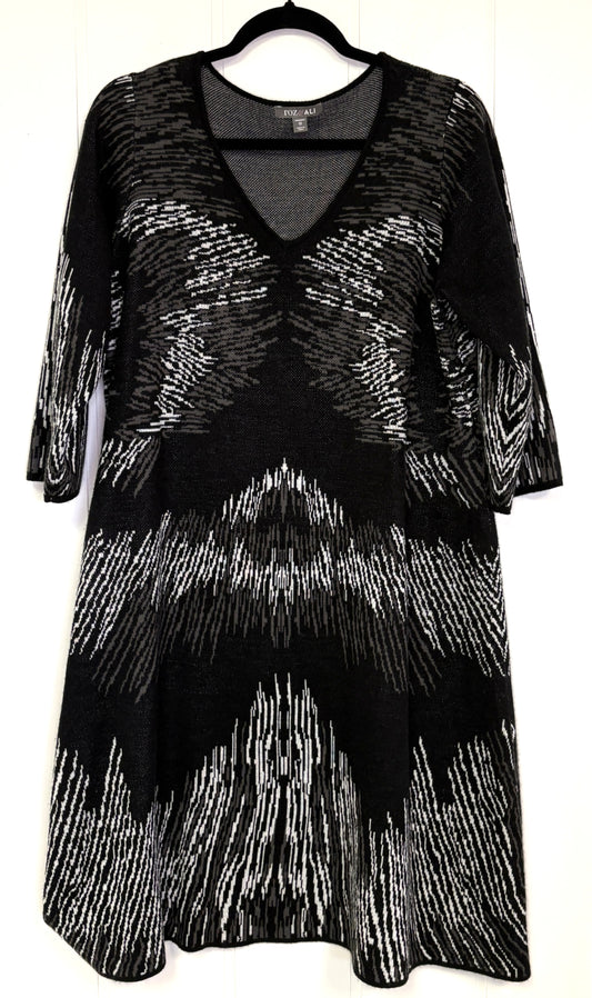 Tiger Pattern Sweater Dress