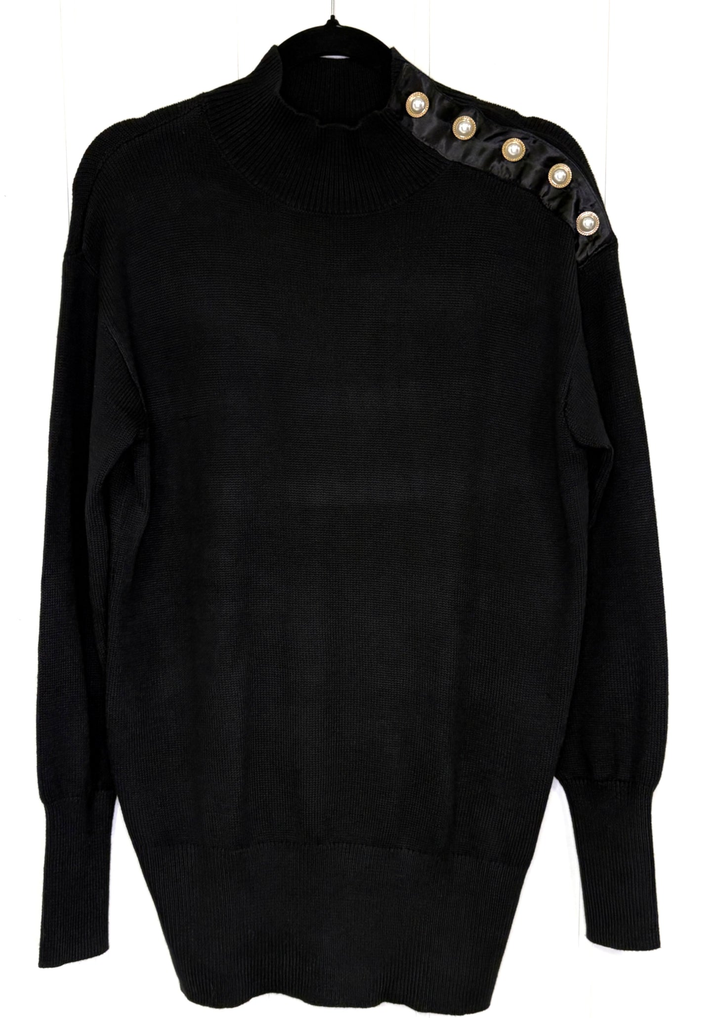 WHBM Pearl Button Sweater