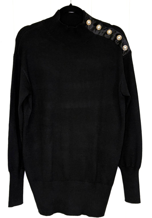 WHBM Pearl Button Sweater