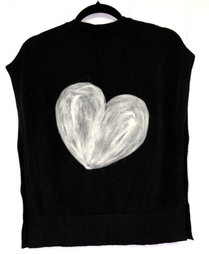 Sleeveless Side Button Sweater Vest
